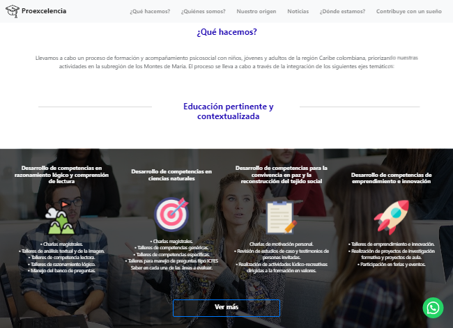 Proexcelencia home page